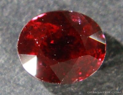 Deep red Ruby, Madagascar.  1.09 carats.