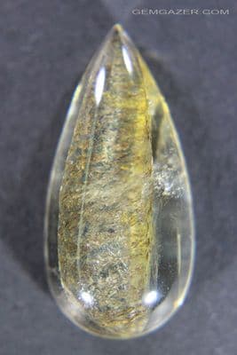 Dendritic Quartz cabochon, Brazil.  13.62 carats.