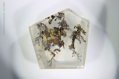 Dendritic Quartz cabochon, Brazil. 27.29 carats.