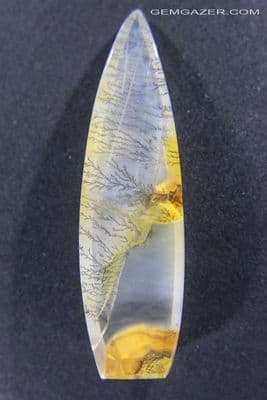Dendritic Quartz cabochon, Brazil.  54.35 carats.