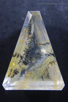 Dendritic Quartz, faceted, Brazil.  32.26 carats.