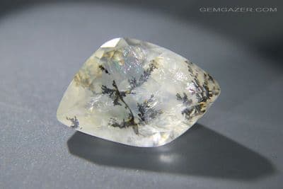 Dendritic Quartz, faceted, Brazil. 9.11 carats.