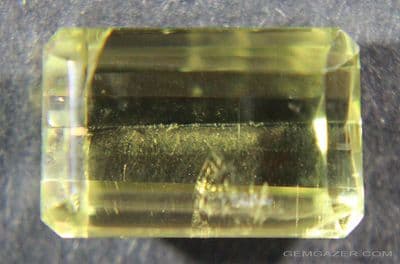 Diaspore, faceted colour-change, Turkey.  4.38 carats.