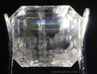 Dolomite, pink faceted, Brazil.  4.86 carats.