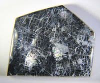 Doublet, Hyalite Opal on Onyx cabochon.  29.52 carats.