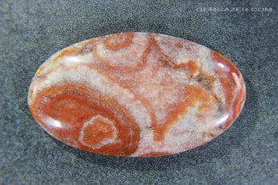 Dulcote Agate cabochon, aka Mendip Potato Stone, UK. 120.90 carats.