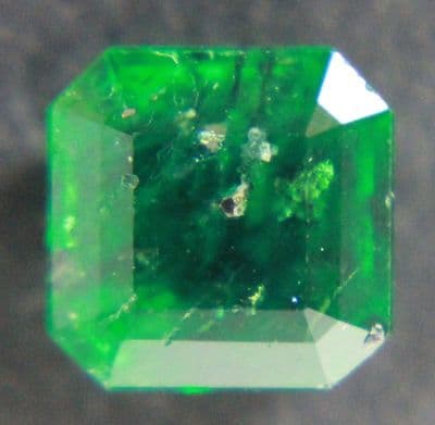 Emerald, faceted, Brazil  0.99 carat.