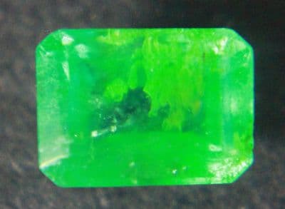 Emerald, faceted, Colombia 0.54 carat.