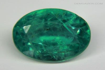 Emerald, faceted, Zambia. 2.40 carats.