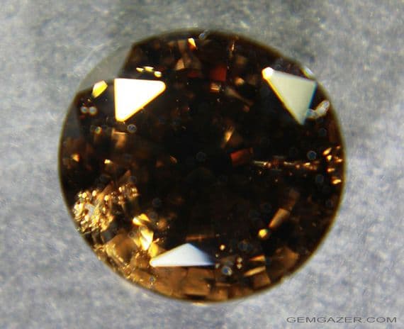 Enstatite, orange-brown faceted, Sri Lanka. 4.01 carats.