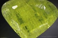Ettringite, yellow faceted, South Africa.  4.56 carats.