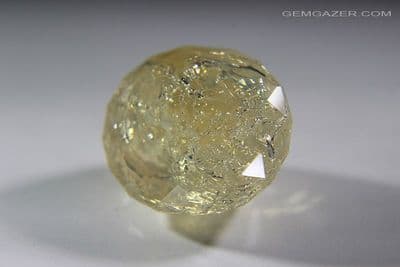 Fire Opal, yellow faceted, Mexico. 7.72 carats.