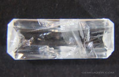 Forsterite, colourless faceted, Myanmar.  7.43 carats.