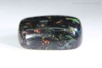 Fossil Wood Opal cabochon, Indonesia. 9.13 carats. (Video)