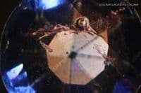 Garnet-topped Doublet, blue faceted. 2.01 carats.  ** SOLD **