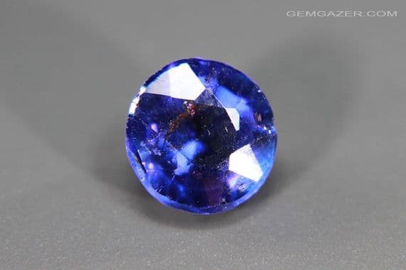 Garnet-topped Doublet, blue faceted. 2.01 carats.  ** SOLD **
