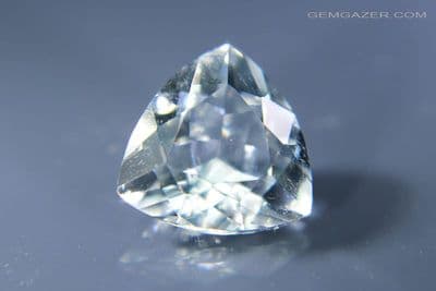 Goshenite (colourless Beryl), faceted, Madagascar. 2.87 carats.