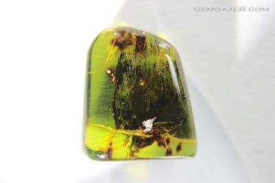 Green Amber specimen, Ethiopia. 21.28 carats / 4.25 grams.