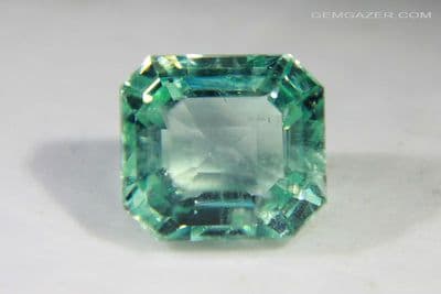 Green Beryl, faceted, Namibia. 1.42 carats.