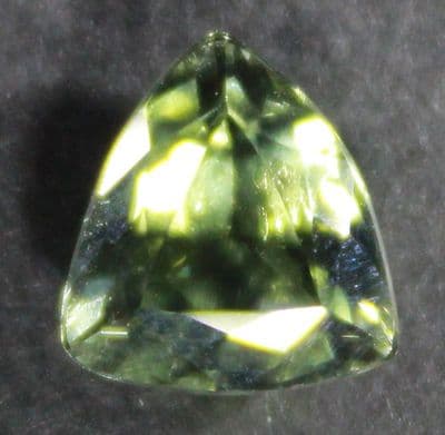 Green Tourmaline, faceted, Brazil.  1.88 carats.