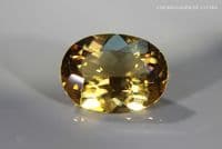Heliodor Beryl, orange-yellow faceted, Brazil. 2.69 carats.  ** SOLD **
