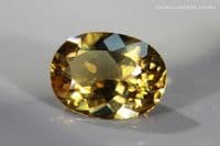 Heliodor Beryl, orange-yellow faceted, Brazil. 2.69 carats.  ** SOLD **
