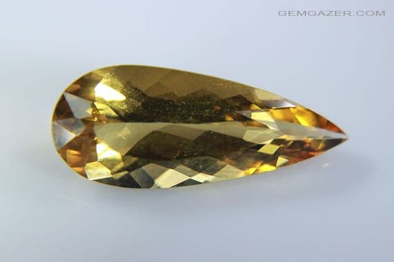 Heliodor Beryl, orange-yellow faceted, Brazil. 5.53 carats. (Video)  ** SOLD **