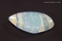 Hemimorphite cabochon, China.  23.66 carats.