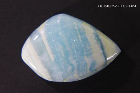 Hemimorphite cabochon, China.  23.66 carats.