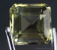 Herderite, yellow faceted, Brazil.  1.11 carats.  ** SOLD **