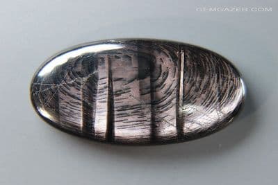 Hypersthene cabochon, Canada, 49.10 carats. (Video)