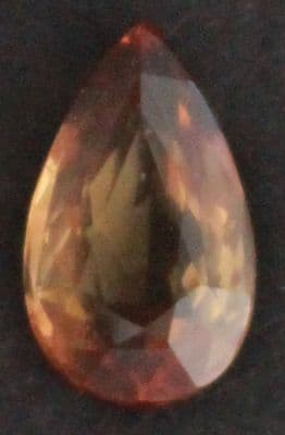 Imperial Topaz, faceted, Brazil.  2.85 carats.