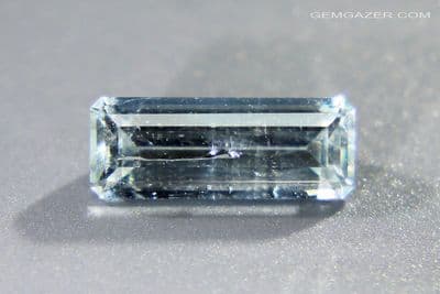 Jeremejevite, blue faceted, Namibia. 0.70 carat.