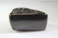 Jet, polished specimen, Whitby, Yorkshire, UK. 21.28 carats.