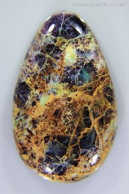 Kaleidoscope Prism Stone cabochon, USA. 63.64  carats.