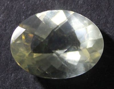Labradorite Feldspar, transparent yellow, New Mexico, USA.  7.81 carats.