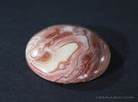 Lake Superior Agate cabochon, USA.  49.06 carats.