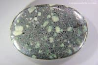 Lakelandite Palmstone / cabochon, England. 281.83 carats / 56.36 grams.