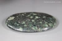 Lakelandite Palmstone / cabochon, England. 281.83 carats / 56.36 grams.