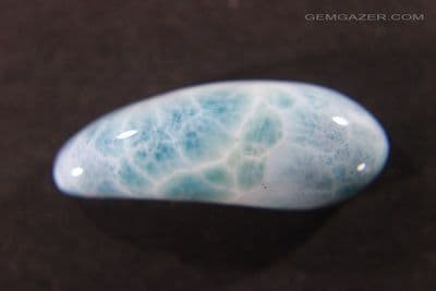 Larimar cabochon, Dominican Republic.  14.22 carats.