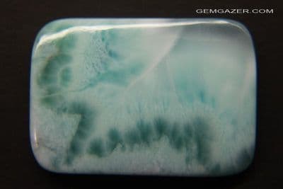 Larimar cabochon, Dominican Republic. 26.54 carats.