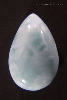 Larimar cabochon, Dominican Republic.  34.15 carats.