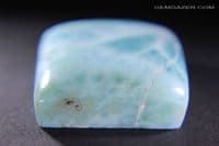 Larimar cabochon, Dominican Republic.  82.31 carats.