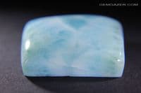 Larimar cabochon, Dominican Republic.  82.31 carats.