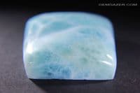 Larimar cabochon, Dominican Republic.  82.31 carats.