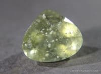 Libyan Desert Glass, faceted, 7.43 carats.