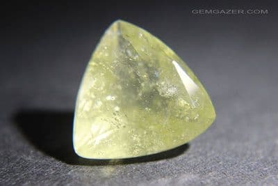 Libyan Desert Glass (LDG), faceted, 10.00 carats.