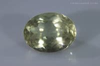 Libyan Desert Glass (LDG), faceted, 11.72 carats.
