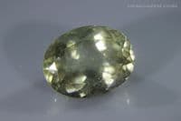 Libyan Desert Glass (LDG), faceted, 11.72 carats.