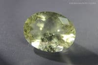 Libyan Desert Glass (LDG), faceted, 11.79 carats.